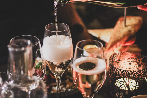 Bubbelprovning och middag hos Tonka 17/11